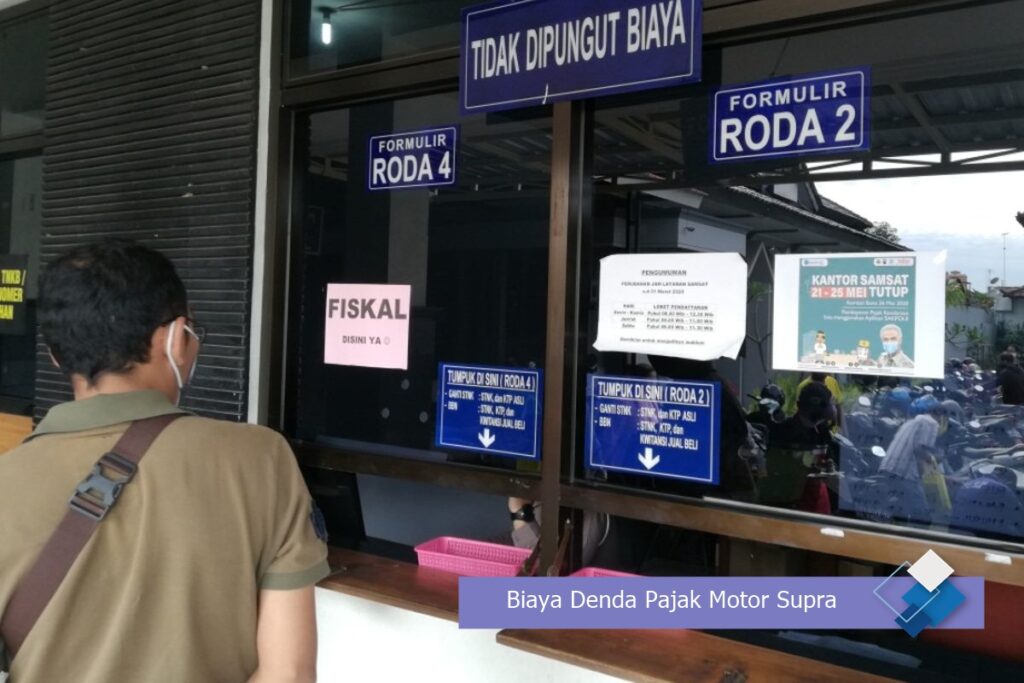 Biaya Denda Pajak Motor Supra Makassar